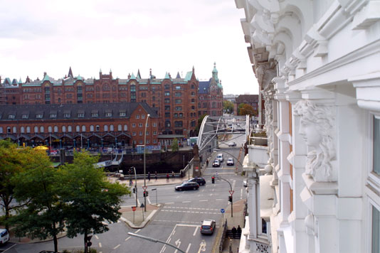 Ausblick auf die Speicherstadt